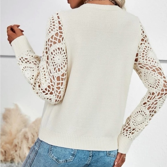 New hollow out sleeve sweater - Picture 5 of 6